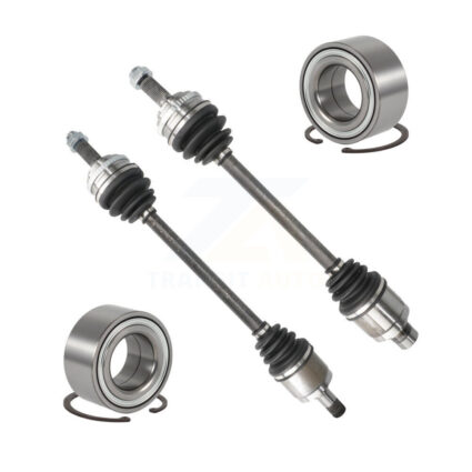 Front CV Axle Drive Shaft Assembly And Wheel Bearing Kit For 1999-2004 Honda Odyssey FWD KN7-100525