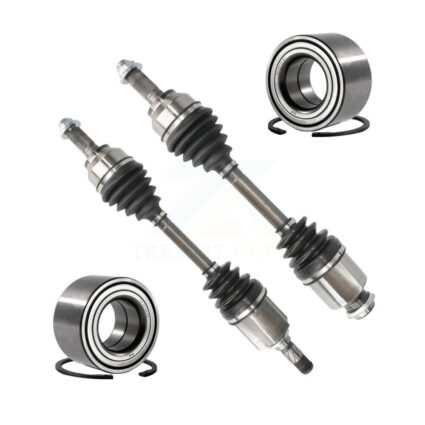 Front CV Axle Drive Shaft Assembly And Bearing Kit For 2006-2008 Mazda 3 Primary Design KN7-100534