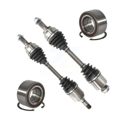 Front CV Axle Drive Shaft Assembly And Bearing Kit For 2006-2009 Mazda 3 Primary Design KN7-100535