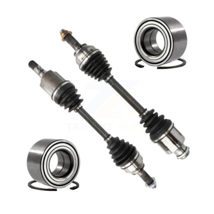 Front CV Axle Drive Shaft Assembly And Bearing Kit For 2007-2008 Mazda 3 Primary Design KN7-100536