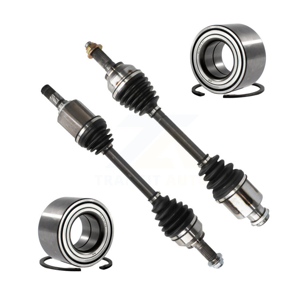 Front CV Axle Drive Shaft Assembly And Bearing Kit For 2007-2008 Mazda 3 Primary Design KN7-100537
