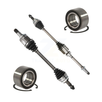 Front CV Axle Drive Shaft Assembly And Wheel Bearing Kit For 2004-2010 Toyota Sienna FWD KN7-100538