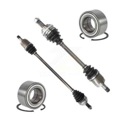 Front CV Axle And Bearing Kit For 2004-2005 Honda Civic Si with 1.7L Manual transmission KN7-100573