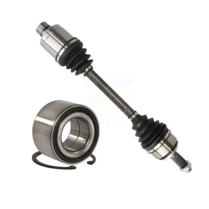 Front Right CV Axle Drive Shaft Complete Assembly And Wheel Bearing Kit For Honda Civic KN7-100595