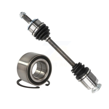 Front Right CV Axle Drive Shaft Complete Assembly And Wheel Bearing Kit For Honda Civic KN7-100598