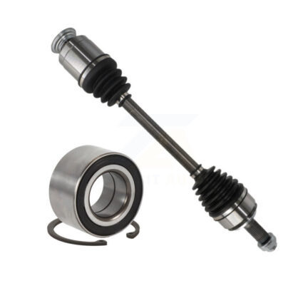 Front Right CV Axle Drive Shaft Complete Assembly And Wheel Bearing Kit For Honda Civic KN7-100615