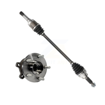 Rear Left CV Axle Shaft And Hub Bearing Kit For 2013-2019 Ford Escape AWD Primary Design KN7-100695