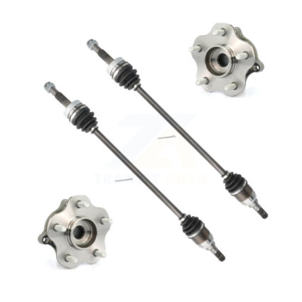 Rear CV Axle Drive Shaft And Hub Bearing Assembly Kit For 2008-2013 Nissan Rogue AWD KN7-100708