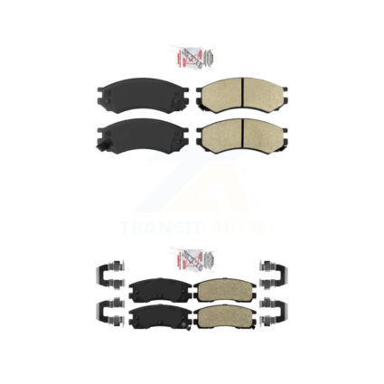 Front Rear Semi-Metallic Disc Brake Pads Kit For Saturn SL1 SL2 SC1 SW1 SC2 SW2 SL SC KNF-100049