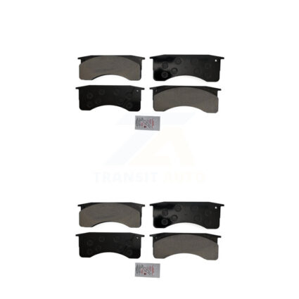 Front Rear Semi-Metallic Disc Brake Pads Kit For IC Corporation International CE School KNF-100124