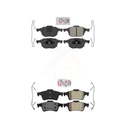 Front Rear Semi-Metallic Disc Brake Pads Kit For Mazda 3 5 KNF-100290