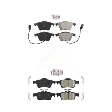 Front Semi-Metallic Rear Ceramic Disc Brake Pads Kit For Mazda 3 Volvo S40 V50 C70 KNF-100292