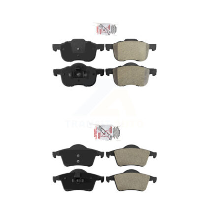Front Rear Semi-Metallic Disc Brake Pads Kit For Volvo S60 XC70 V70 S80 KNF-100386