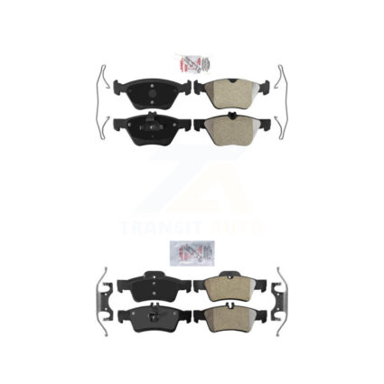 Front Rear Semi-Metallic Disc Brake Pads Kit For Mercedes-Benz E350 E320 E300 KNF-100419