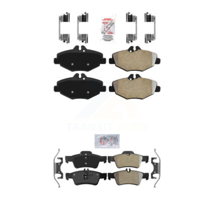 Front Rear Semi-Metallic Disc Brake Pads Kit For Mercedes-Benz E320 E350 KNF-100420