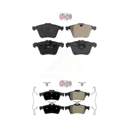 Front Rear Semi-Metallic Disc Brake Pads Kit For Jaguar XF XJ XKR XK KNF-100447