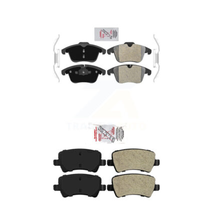 Front Rear Semi-Metallic Disc Brake Pads Kit For Volvo XC70 S60 Land Rover Range Evoque KNF-100448