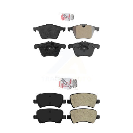 Front Rear Semi-Metallic Disc Brake Pads Kit For Volvo XC70 S60 V60 S80 Cross Country V70 KNF-100449