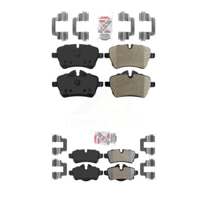 Front Rear Semi-Metallic Disc Brake Pads Kit For Mini Cooper KNF-100676
