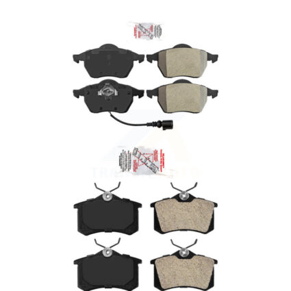 Front Rear Semi-Metallic Disc Brake Pads Kit For Volkswagen Beetle Jetta Golf Passat KNF-100733