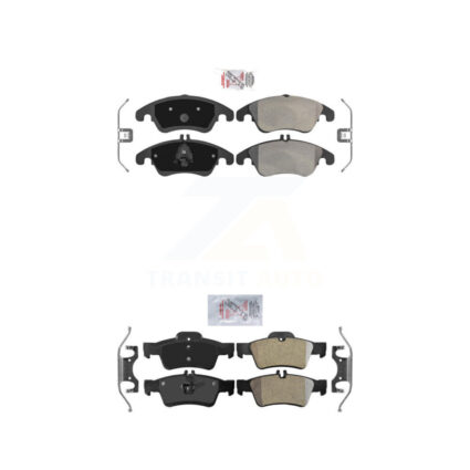Front Rear Semi-Metallic Disc Brake Pads Kit For Mercedes-Benz E350 E400 E250 CLS400 KNF-100888