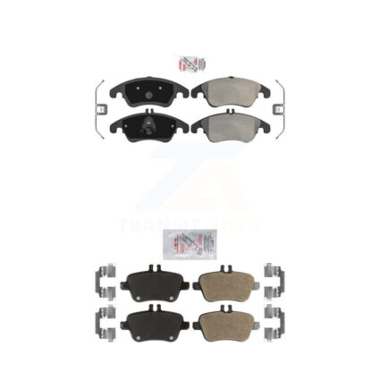 Front Rear Semi-Metallic Disc Brake Pads Kit For Mercedes-Benz SLK350 SLK250 SLC300 KNF-100889