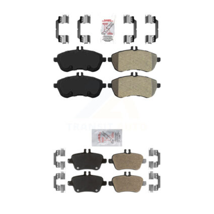 Front Rear Semi-Metallic Disc Brake Pads Kit For Mercedes-Benz SLK250 KNF-100890