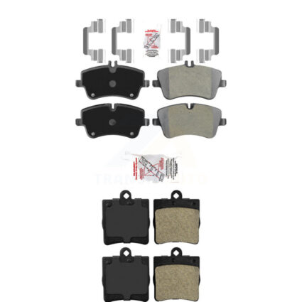 Front Rear Semi-Metallic Disc Brake Pads Kit For Mercedes-Benz C230 C240 SLK280 SLK300 KNF-100892