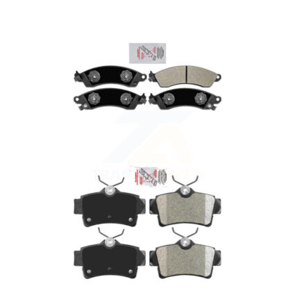 Front Rear Semi-Metallic Disc Brake Pads Kit For Ford Mustang Left or Right KNF-100979