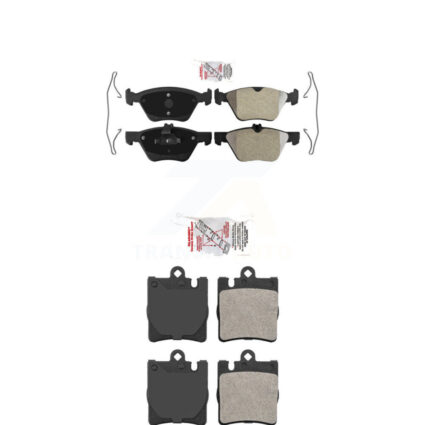 Front Rear Semi-Metallic Disc Brake Pads Kit For Mercedes-Benz E320 CLK320 CLK430 E430 KNF-101027