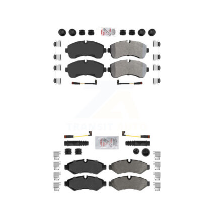 Front Rear Semi-Metallic Disc Brake Pads Kit For Mercedes-Benz Sprinter 2500 3500 4500 KNF-101101