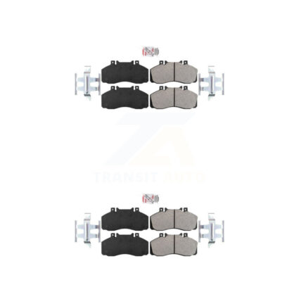 Front Rear Semi-Metallic Disc Brake Pads Kit For Hino Workhorse W42 145 165 KNF-101149