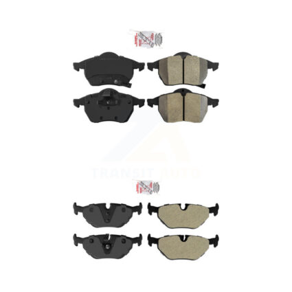 Front Rear Semi-Metallic Disc Brake Pads Kit For Saab 9-5 KNF-101166