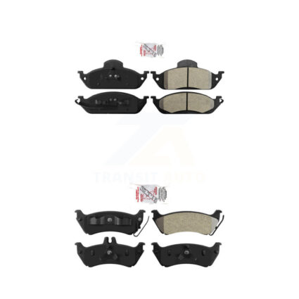 Front Rear Semi-Metallic Disc Brake Pads Kit For Mercedes-Benz ML320 ML350 ML430 KNF-101305