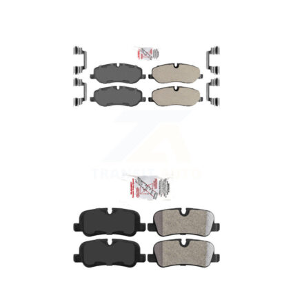 Front Rear Semi-Metallic Disc Brake Pads Kit For Land Rover LR3 Range Sport KNF-101345