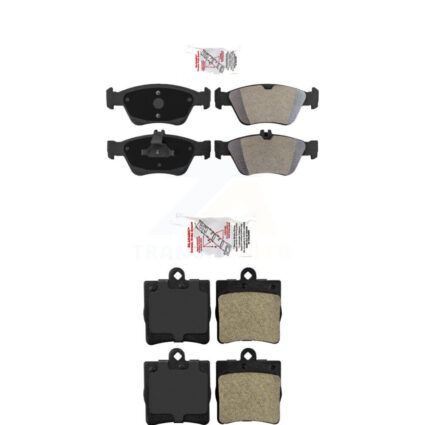 Front Rear Semi-Metallic Disc Brake Pads Kit For Mercedes-Benz SLK230 C230 SLK320 KNF-101400