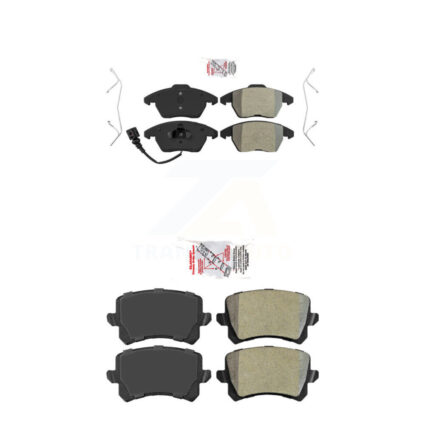 Front Rear Semi-Metallic Disc Brake Pads Kit For Volkswagen Passat CC KNF-101658
