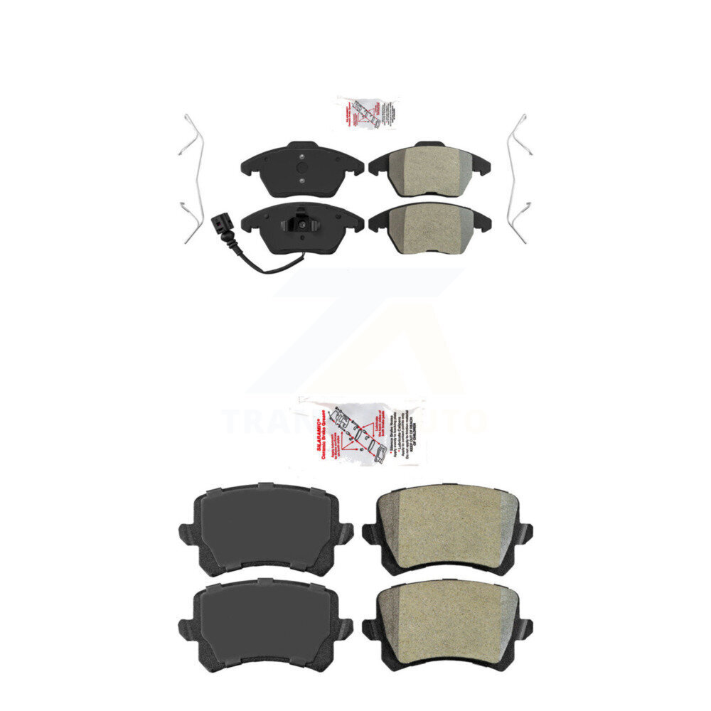 Front Rear Semi-Metallic Disc Brake Pads Kit For Volkswagen Passat CC KNF-101658