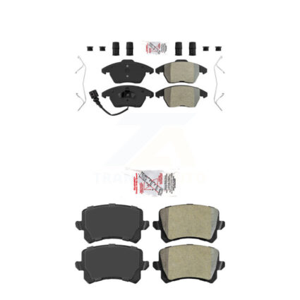 Front Rear Semi-Metallic Disc Brake Pads Kit For Volkswagen Passat CC KNF-101659