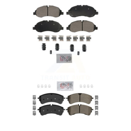 Front Rear Semi-Metallic Disc Brake Pads Kit For Ford Transit-250 Transit-150 Transit-350 KNF-101879