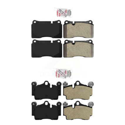Front Rear Semi-Metallic Disc Brake Pads Kit For Volkswagen Touareg KNF-101884