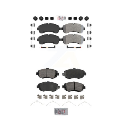 Front Rear Semi-Metallic Disc Brake Pads Kit For Mercedes-Benz Sprinter 2500 3500 4500 KNF-101907