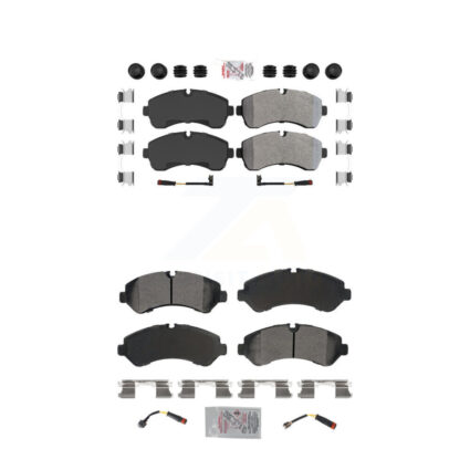 Front Rear Semi-Metallic Disc Brake Pads Kit For Mercedes-Benz Sprinter 3500 4500 3500XD KNF-101908