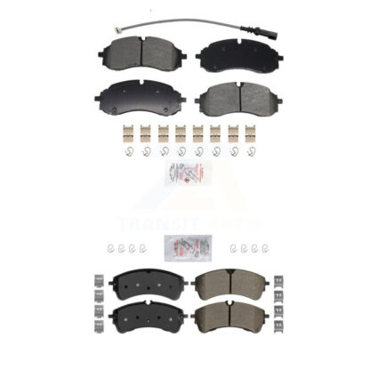 Front Rear Semi-Metallic Disc Brake Pads Kit For Ford Transit-250 Transit-350 Transit-150 KNF-101967