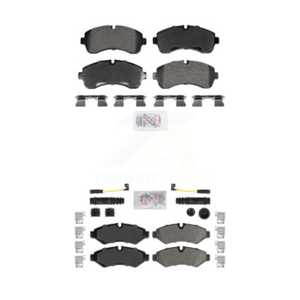 Front Rear Semi-Metallic Disc Brake Pads Kit For Mercedes-Benz Sprinter 2500 3500 4500 KNF-101980