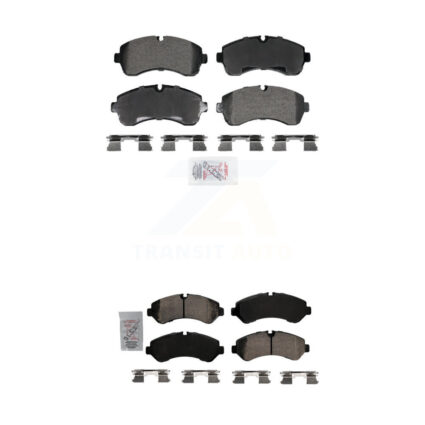 Front Semi-Metallic Rear Ceramic Disc Brake Pads Kit For Mercedes-Benz Sprinter 3500 4500 KNF-101982