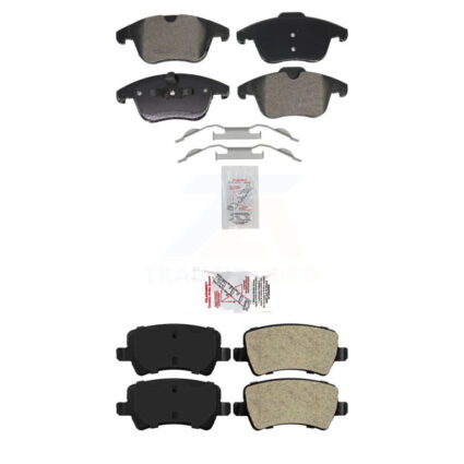 Front Rear Semi-Metallic Disc Brake Pads Kit For Volvo XC70 S60 Land Rover Range Evoque KNF-101983