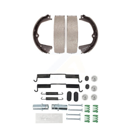Rear Parking Brake Shoes With Hardware Kit For Nissan NV2500 TITAN XD NV3500 NV1500 KNH-100027