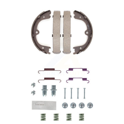 Rear Parking Brake Shoes Hardware Kit For Nissan Frontier Murano Pathfinder INFINITI QX60 KNH-100075