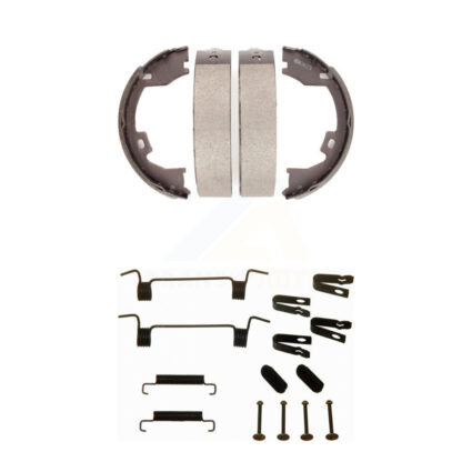 Rear Parking Brake Shoe & Hardware Kit For Ram Ford Dodge 2500 3500 F-350 Super Duty 1500 KNH-100098